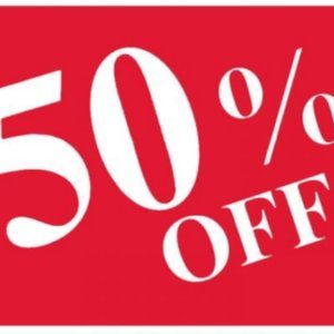 Half Off Entire Closet "Merry Christmas Sale"